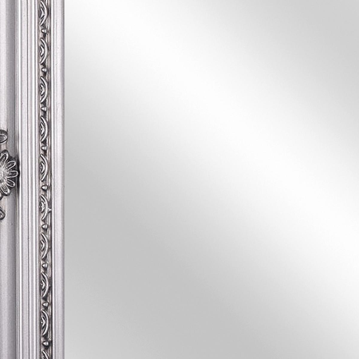 Wandspiegel Walter Bxh: 50x70 Cm Mit Holzrahmen Silberfarben - Silberfarben, MODERN, Glas/Holzwerkstoff (50/70/3,5cm)