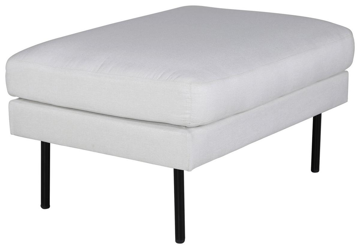 Hocker Zoom - Beige/Schwarz, Design, Kunststoff/Textil (85/47/64cm) - Livetastic