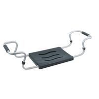 Badewanneneinsatz Badewannensitz - Dunkelgrau, Basics, Kunststoff/Metall (55-70/26/18,7cm)