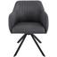 Stuhl Sevilla Dunkelgrau - Dunkelgrau/Schwarz, MODERN, Textil/Metall (56/82/62,5cm) - Ombra Stuhl Sevilla Dunkelgrau - Dunkelgrau/Schwarz, MODERN, Textil/Metall (56/82/62,5cm) - Ombra