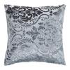 Dekoračný vankúš Velvet Ornament, 45/45cm - sivá, Romantik / Landhaus, textil (45/45cm) - Modern Living