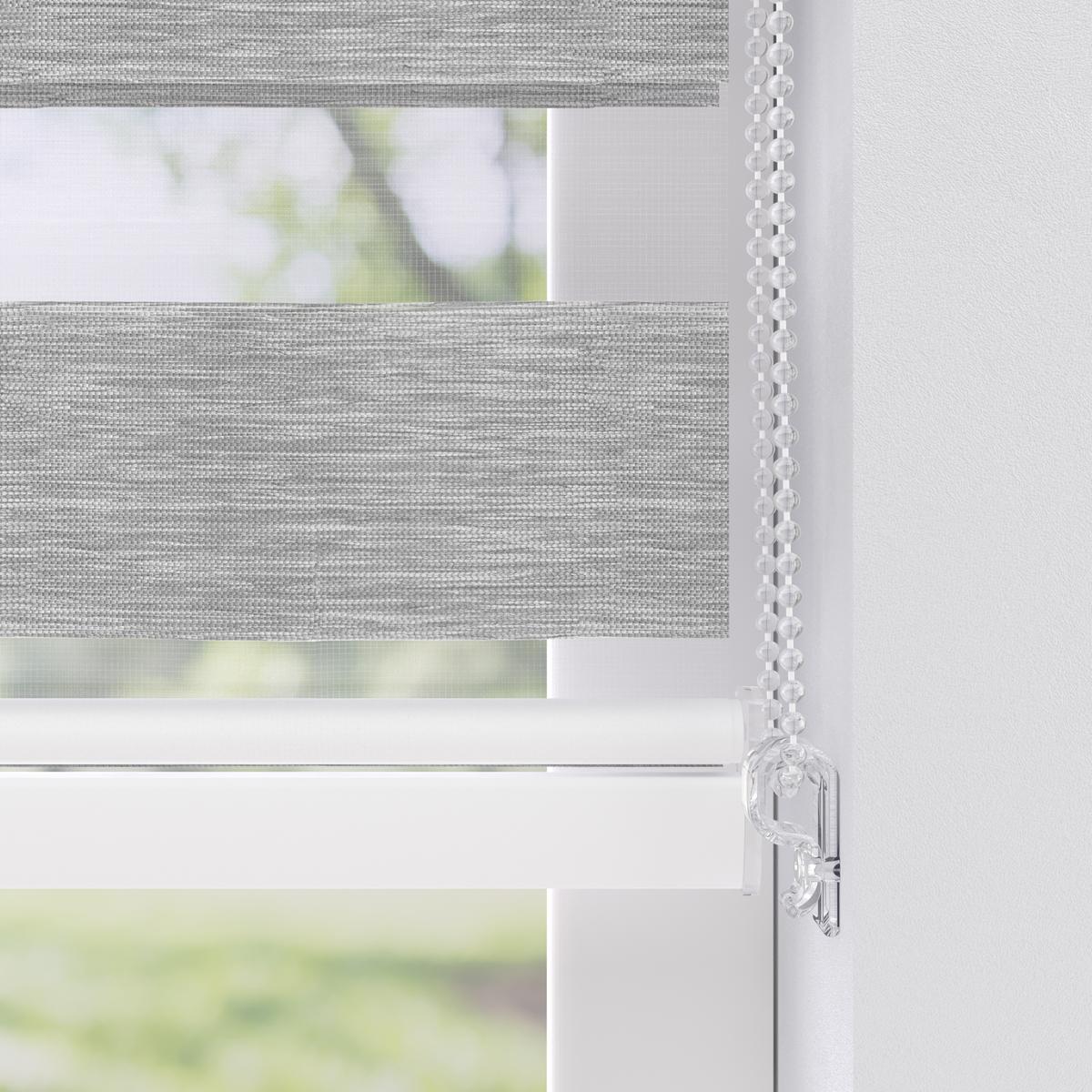 Doppelrollo 102981688 - Hellgrau, KONVENTIONELL, Kunststoff (100/175cm)