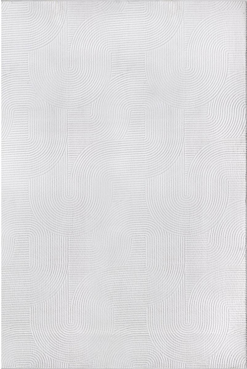 Webteppich Stilo - Weiß, KONVENTIONELL, Textil (80/150cm)