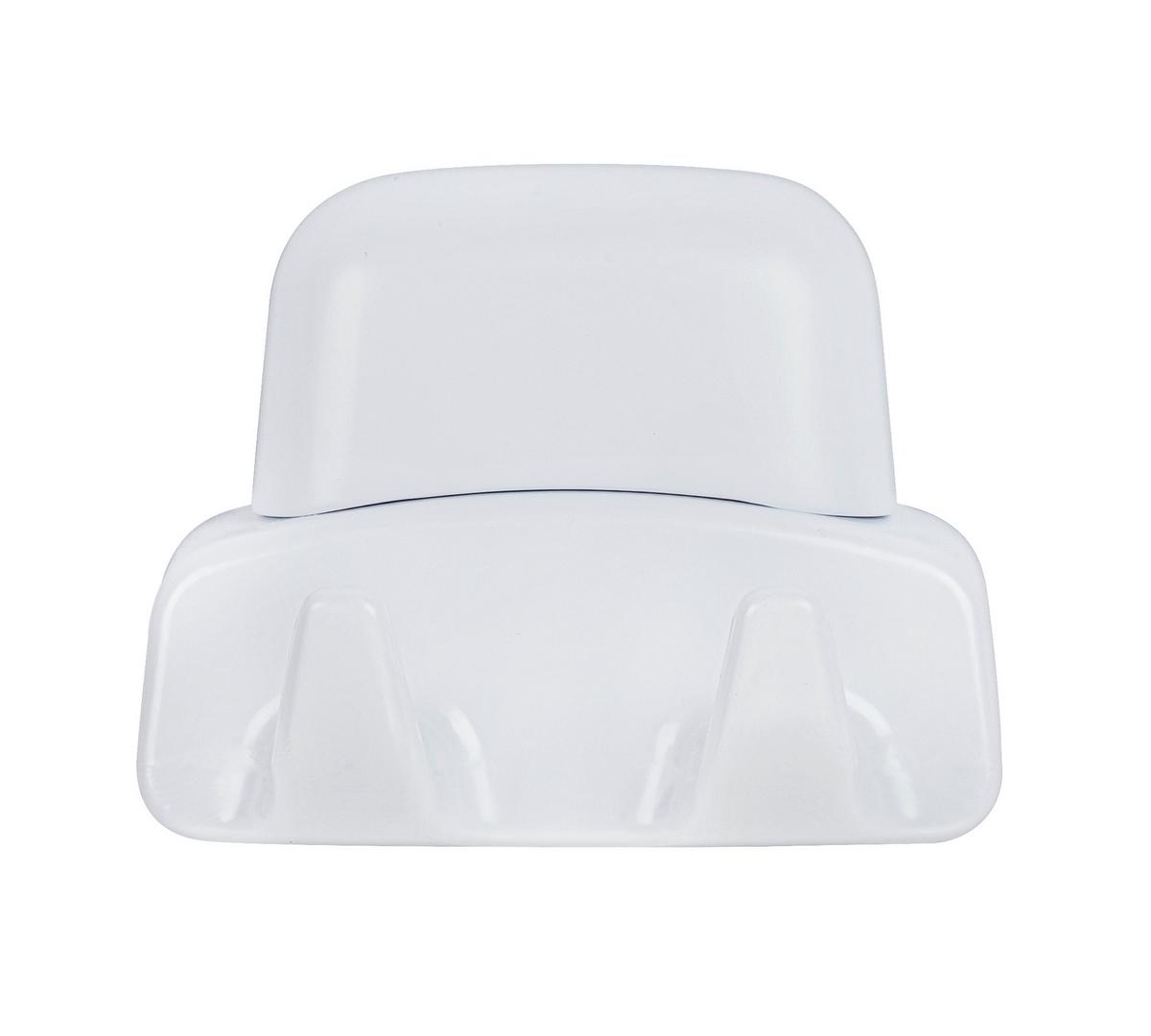 Wandhaken Pure Duo 17940100 - Weiß, KONVENTIONELL, Kunststoff (8/5,5/4,5cm) - Wenko