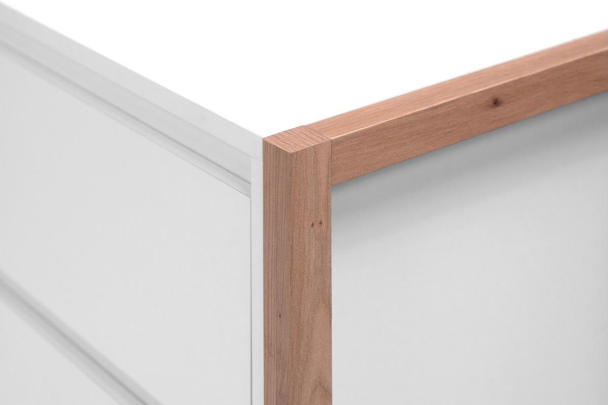 Eckschreibtisch Denver Weiß/ Eiche Artisan D. L: 139cm - Eiche Artisan/Weiß, MODERN, Holzwerkstoff (139/139/75cm) - MID.YOU