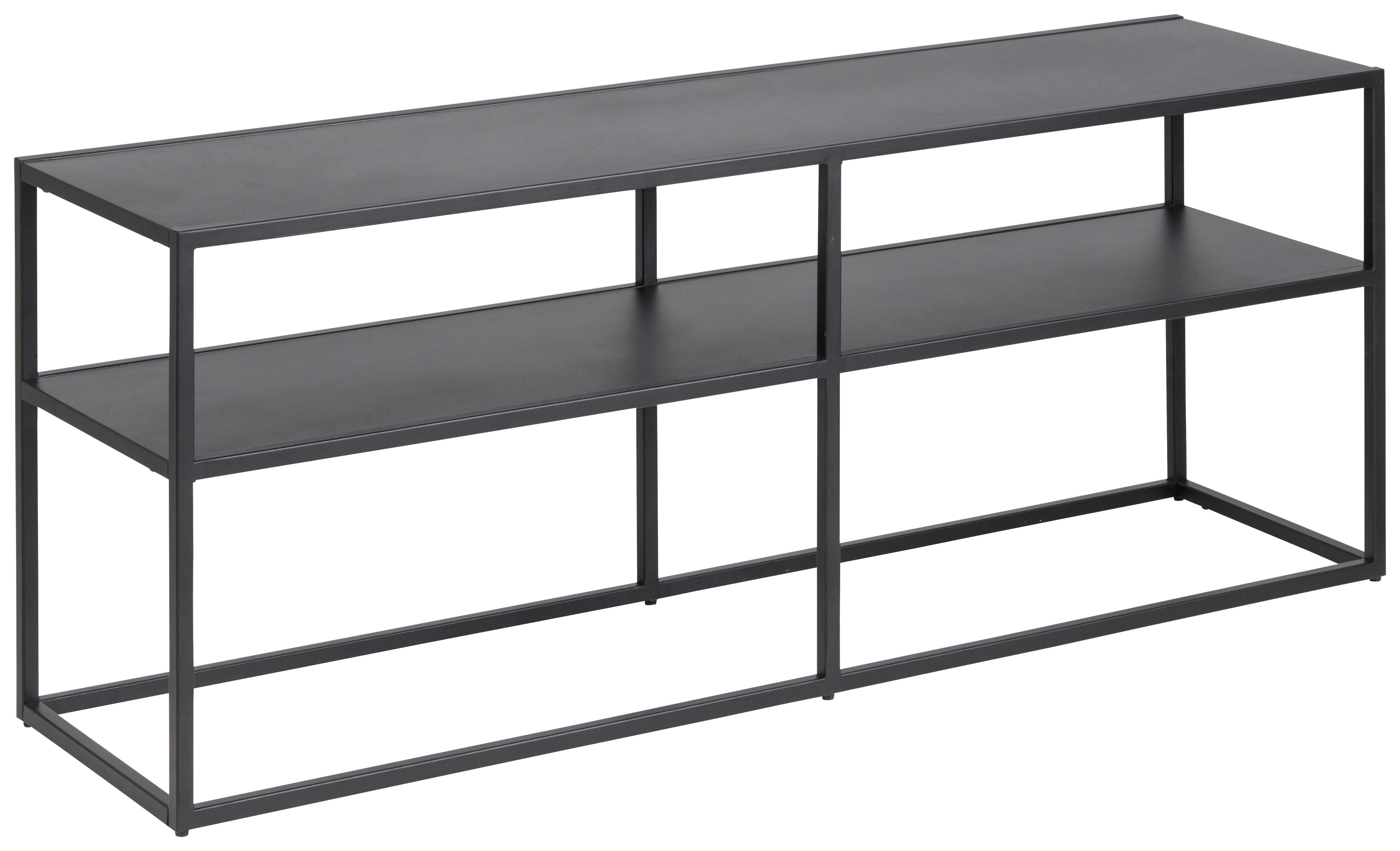 Tv-element Newton Trend 120 Cm Schwarz - Schwarz, Trend, Metall (120/46/30cm) - MID.YOU