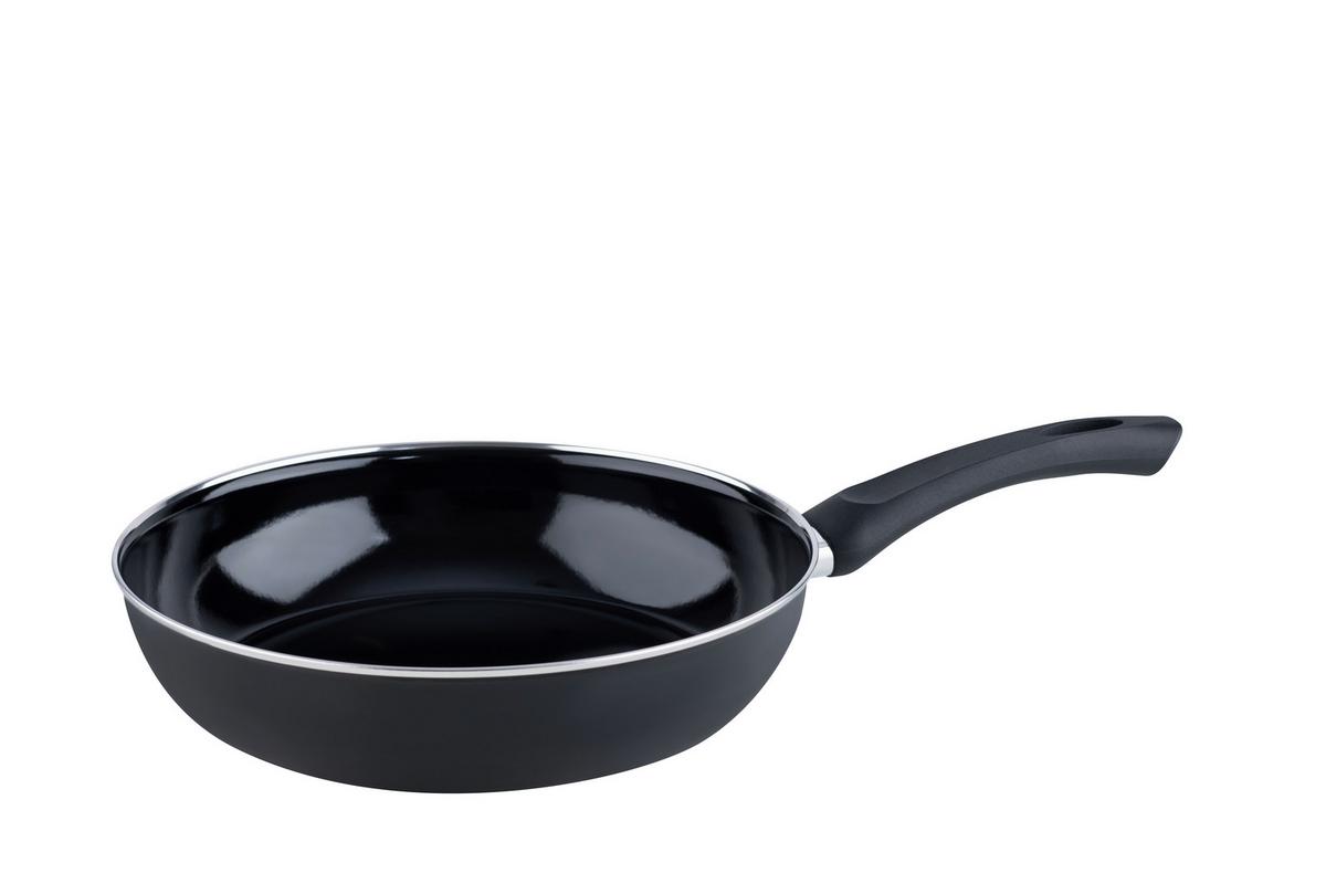 Bratpfanne Gourmet - Schwarz, Basics, Metall (47,2/29/9cm) - Kelomat