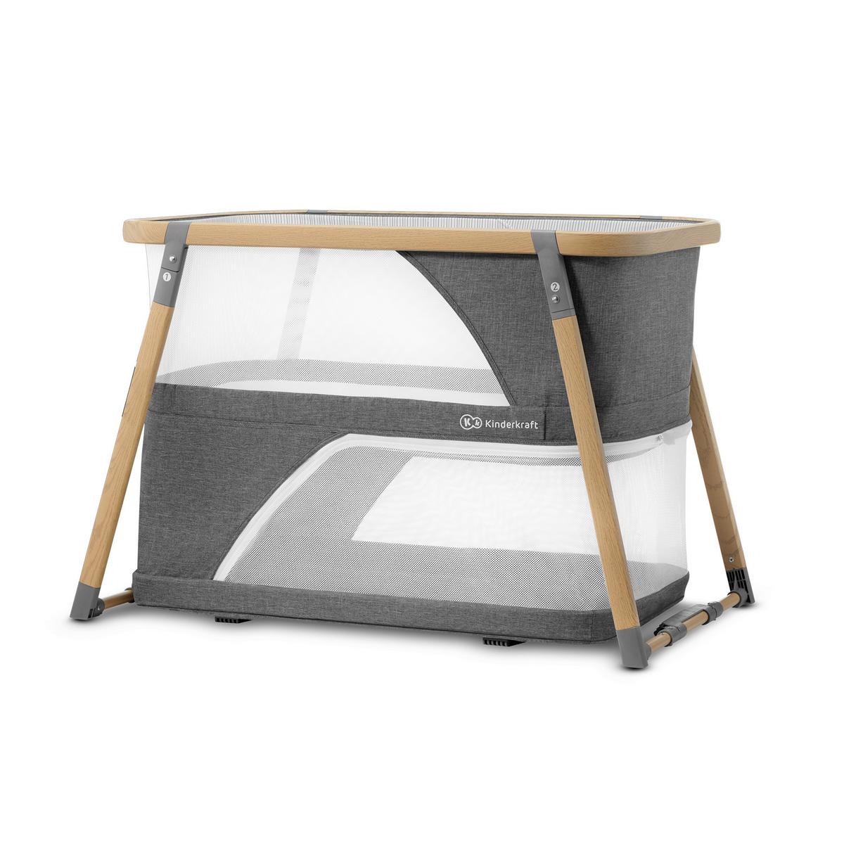 Reisebett Sofi Farbig, Lf: 50x90cm - Naturfarben/Weiß, Basics, Kunststoff/Textil (50/90cm) - Kinderkraft