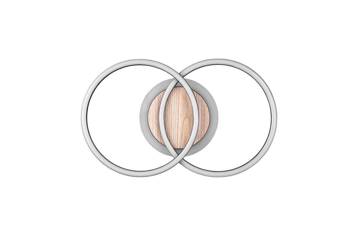 LED-Deckenleuchte R62783635 Giro - Braun, Basics, Kunststoff (46,5/28,/8,5cm)