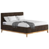 Polsterbett Mit Bettkasten Jupiter 180x200 Cm Braun - Eichefarben/Anthrazit, MODERN, Holz/Holzwerkstoff (180/200cm) - MID.YOU
