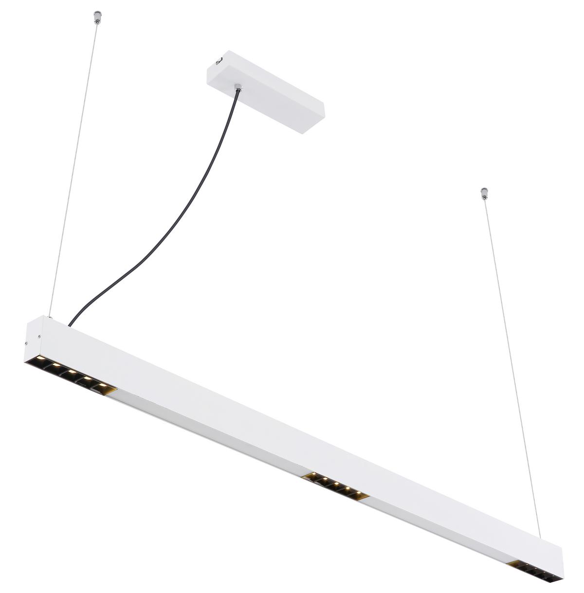 LED-Hängeleuchte H: 120 cm 1-Flammig Farbwechsler - Weiß, Design, Glas/Kunststoff (119/7/120cm) - Globo
