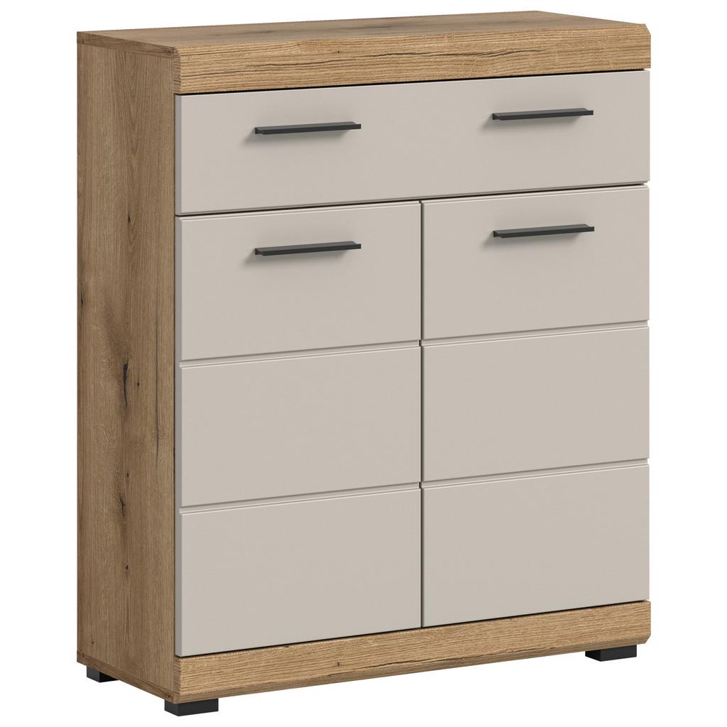 Midischrank Scout Kaschmir/Naturfarben B: 74 cm