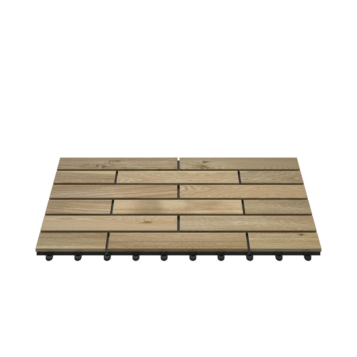 Terrassenfliese Xxl Fliese - Paul, 5er-Set - Akaziefarben, MODERN, Holz/Kunststoff (60/2,4/30cm) - James Wood