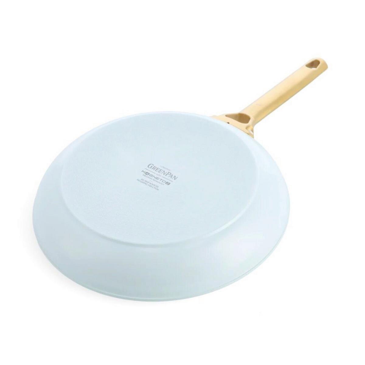 Kochtopfset 6-Teilig. weiß/Gold/Hellblau - Goldfarben/Weiß, Basics, Glas/Metall - GreenPan
