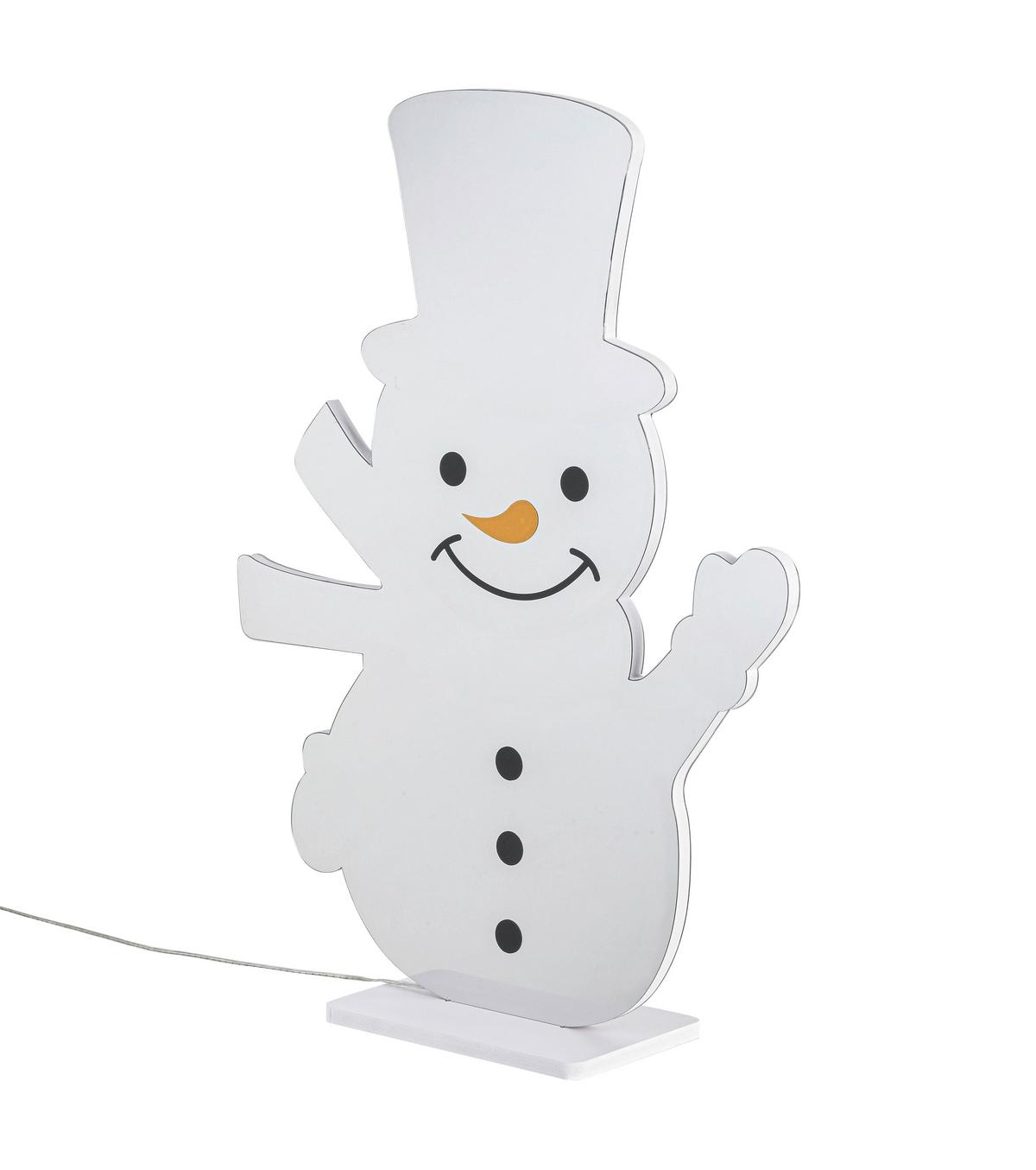 DEKORAČNÍ LED SVÍTIDLO SCHNEELI - bílá/barvy chromu, Design, plast (12/42,5/55cm) - Mömax