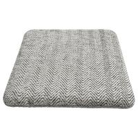 SITZKISSEN BARRIE - Grau, MODERN, Textil (40/40/4,5cm) - Luca Bessoni