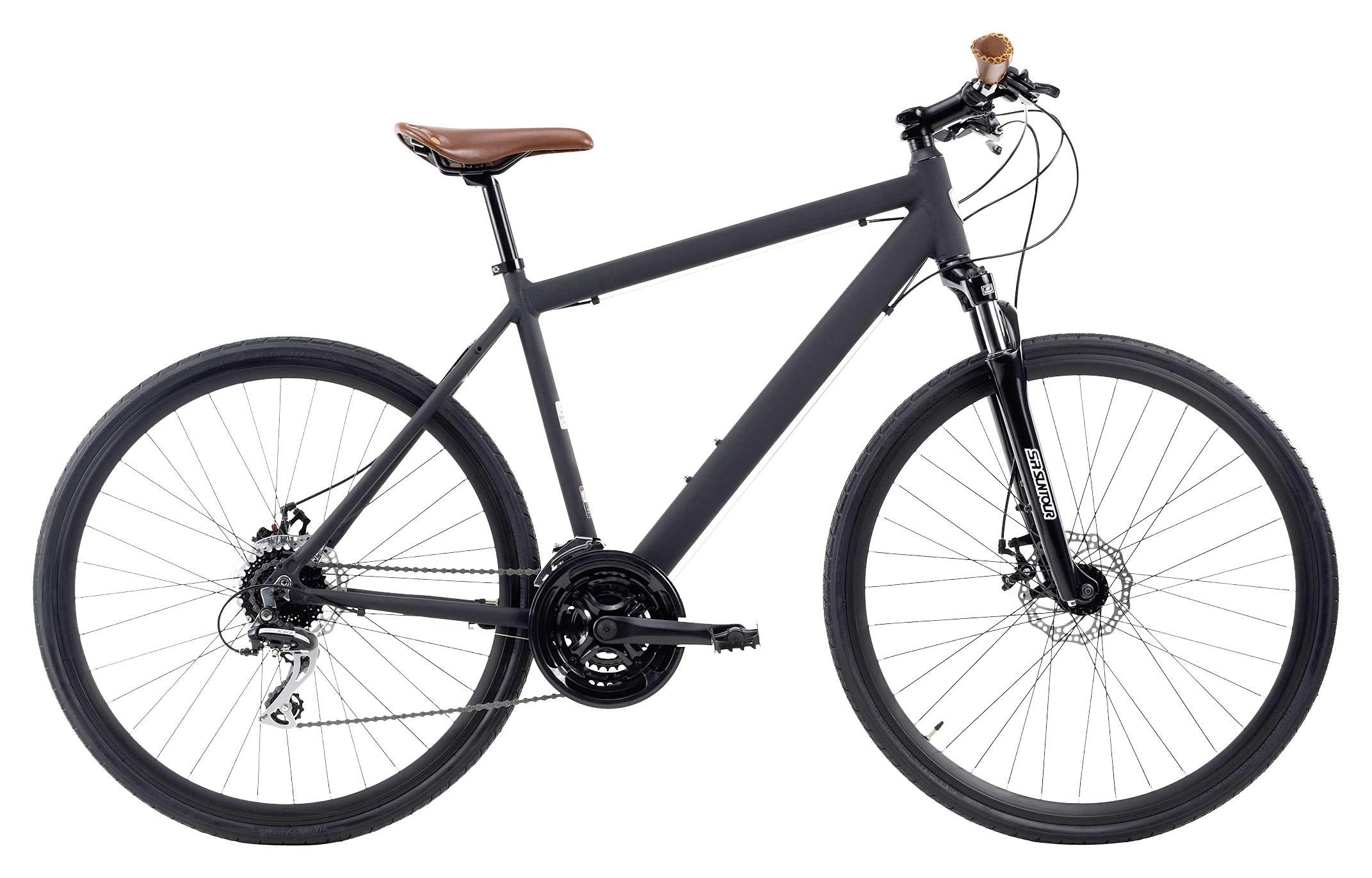 Herren Citybike 28 Zoll Urban-Bike 24 Gänge - Schwarz, Basics, Metall (180/100/70cm)