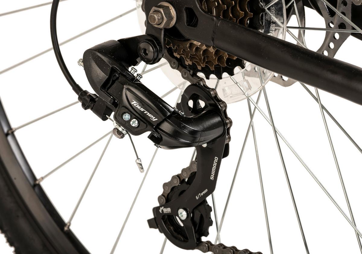Mountainbike 405m - Schwarz, KONVENTIONELL, Metall (25/140/60cm)