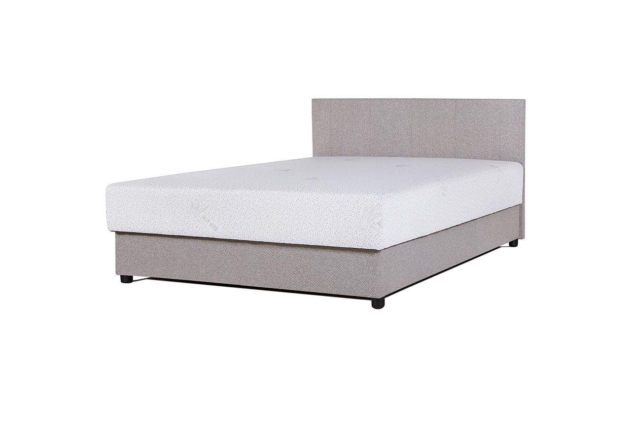 Kárpitozott Ágy Spina 140/200cm - szürkésbézs, Konventionell, faalapú anyag/textil (140/200cm)