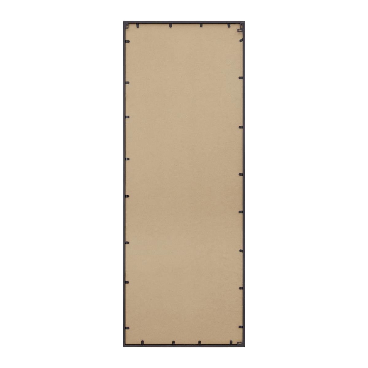 Zrkadlo JILL - čierna, Modern, kov/kompozitné drevo (60/160/3cm) - Bessagi Home