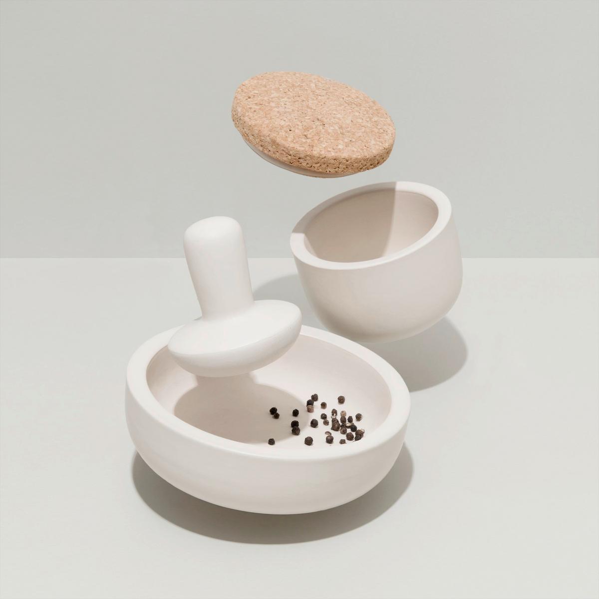 Mörserset Weiß - Weiß, Basics, Keramik (11/11cm)