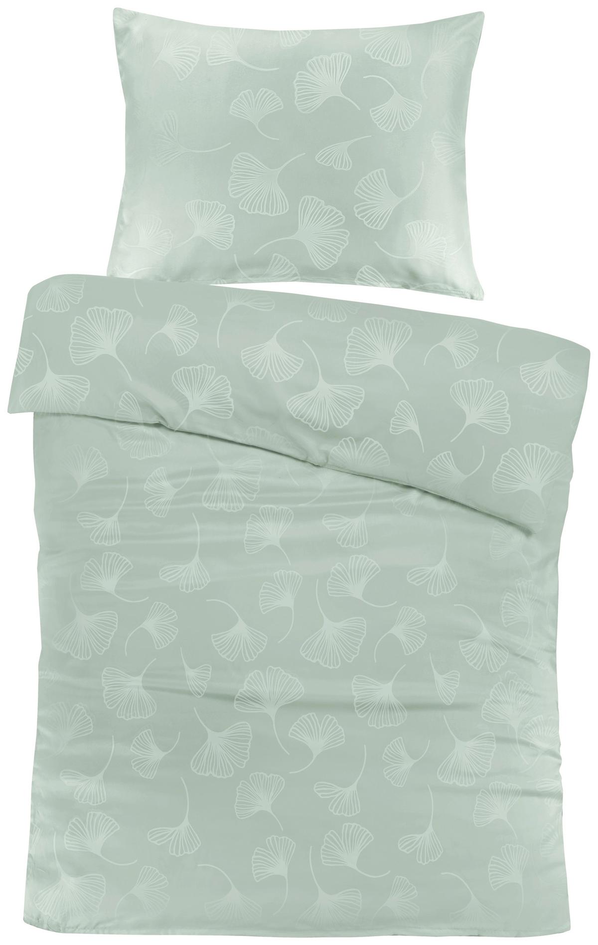Bettwäsche Ronia - Mintgrün, MODERN, Textil - Luca Bessoni