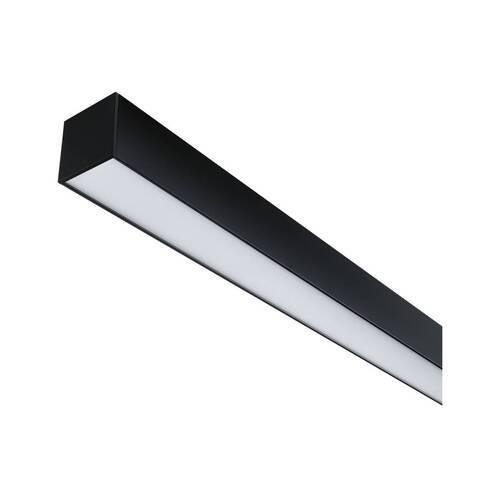 Schienensystem-Einspeiser Linion Schwarz B: 4 cm - Schwarz, Basics, Kunststoff/Metall (100/4/4cm) - Paulmann