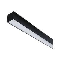 Schienensystem-einspeiser Linion Schwarz B: 4 Cm - Schwarz, Basics, Kunststoff/Metall (100/4/4cm) - Paulmann