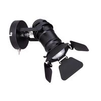Strahler 1-Flammig verstellbar L: 16 cm - Schwarz, Trend, Metall (16/24,5/21,5cm) - Globo