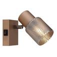 Strahler Bihana - Chromfarben/Schwarz, MODERN, Glas/Metall (7/12cm) - James Wood