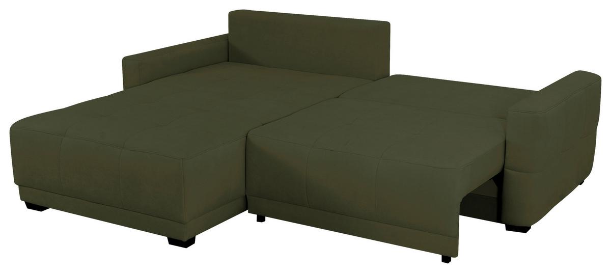 Ecksofa Mount Olivgrün S: 237x186 cm - Olivgrün, Design, Textil (237/186cm) - MID.YOU