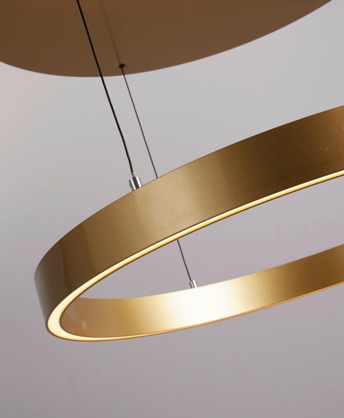 Led Függeszték Layla Pendant 30411go - aranyszínű, Design, fém (64/11.5cm)