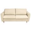 Schlafsofa Winter Creme B: 195 cm - Buchefarben/Creme, Design, Textil (195/90/102cm) - Livetastic