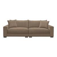 Mega pohovka PEDRO 1200, karamelový menčester - karamelová, Modern, kov/drevo (261/83/124cm) - Mömax