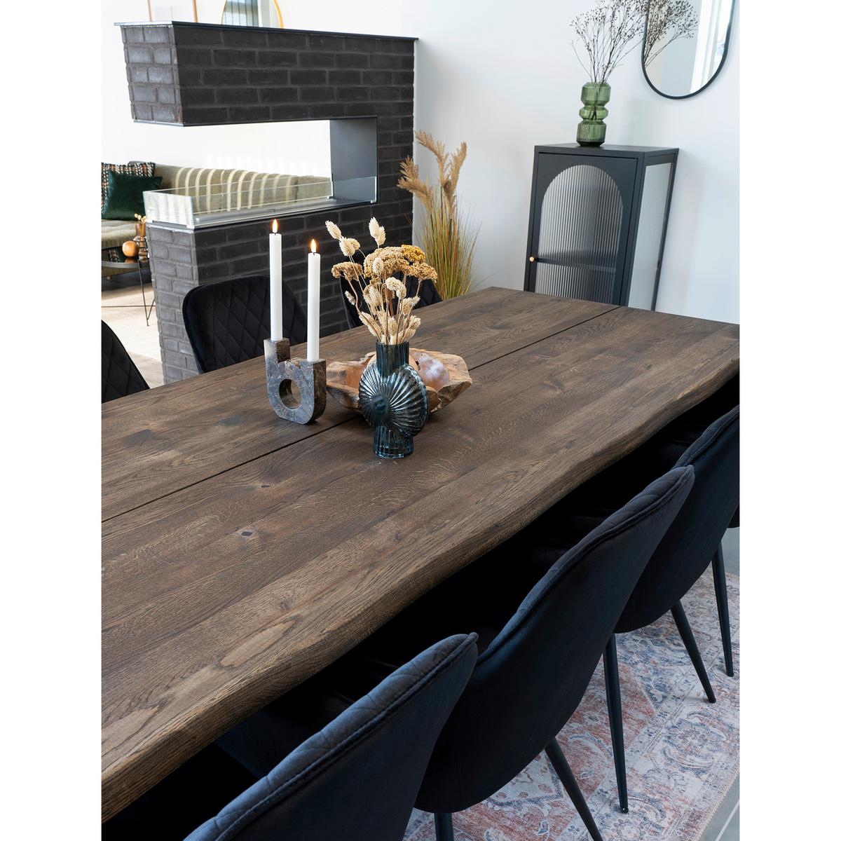 Armlehnstuhl-Set Harbo Schwarz B: 57 cm - Schwarz, MODERN, Textil/Metall (57/87/65cm) - MID.YOU