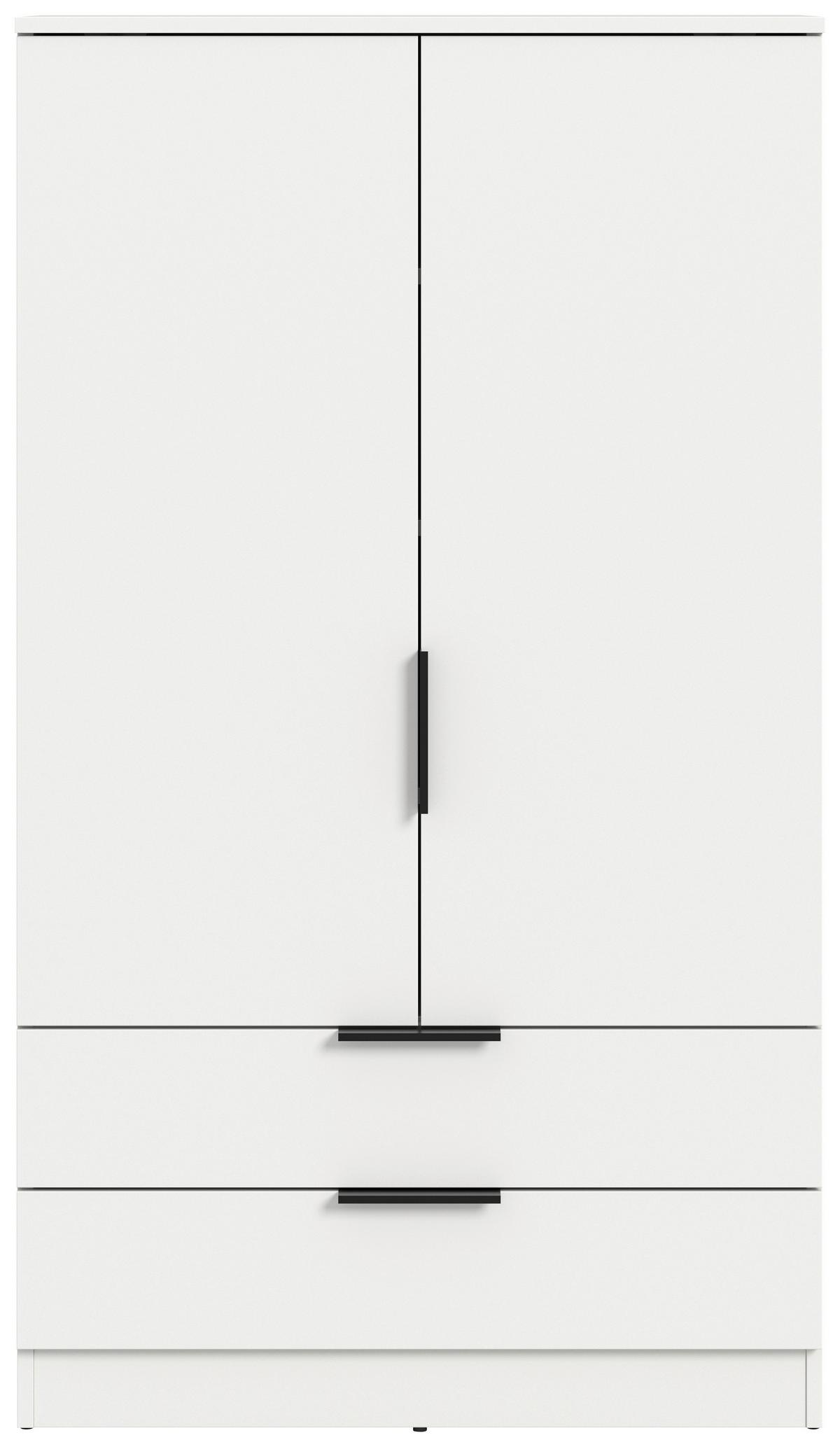 DREHTÜRENSCHRANK Kopenhagen Weiß B: 80cm - Weiß, MODERN, Holzwerkstoff (80/140/37cm) - Livetastic