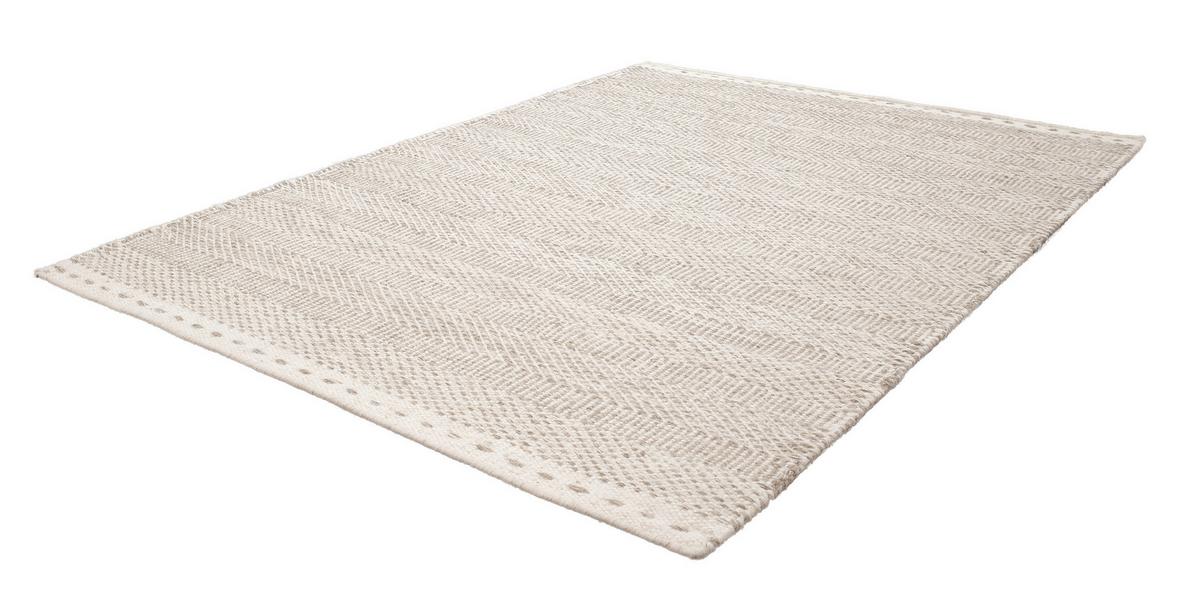 Flachwebteppich My Jaipur - Beige, Natur, Textil (120/170cm) - Obsession