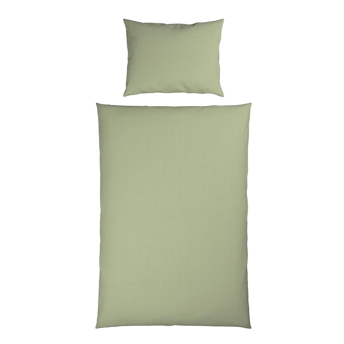 Bettwäsche Cornelia - Grün, MODERN, Textil - Luca Bessoni