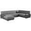 Sedací Souprava Miami - jílová barva/světle hnědá, Moderní, kov/dřevo (160/320/210cm) Sedací Souprava Miami - jílová barva/světle hnědá, Moderní, kov/dřevo (160/320/210cm)