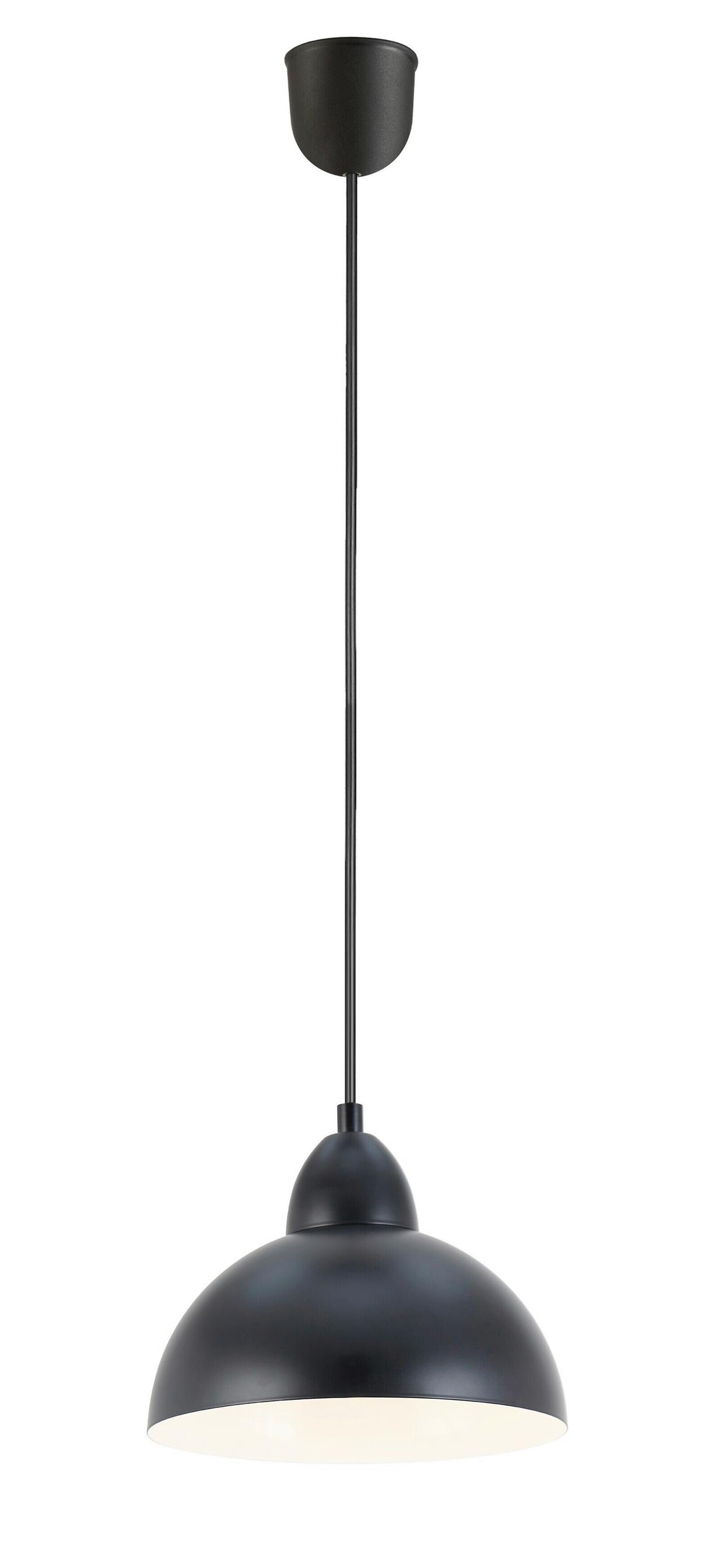 ZÁVĚSNÉ SVÍTIDLO MICHAEL - bílá/černá, Moderní, kov/plast (20/100cm) - Mömax