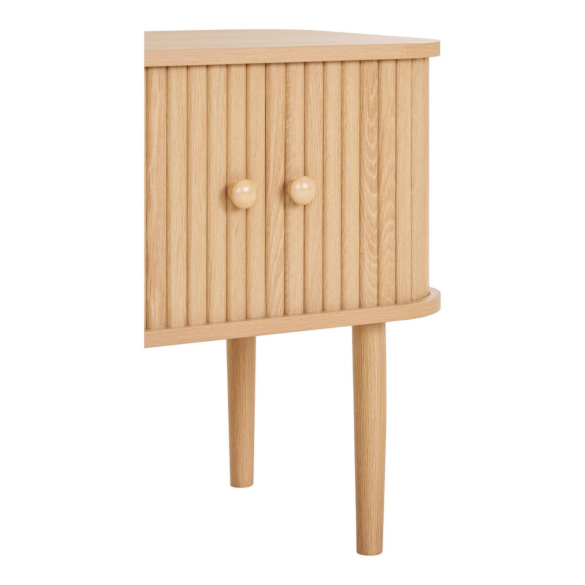 Beistelltisch Nikko Natur, L/B/H: 40x50,5x45cm - Naturfarben/Kieferfarben, Basics, Holz (40/50,5/45cm)
