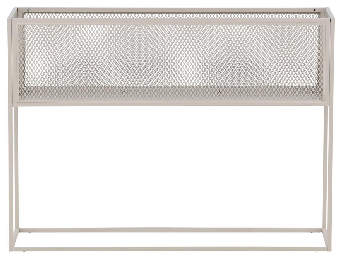 Bücherwand Netz - Beige, Design, Metall (110/80/30cm) - Livetastic