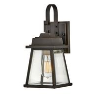 Außenwandleuchte Hk-Bainbridge-S-Oz - Messingfarben/Bronzefarben, KONVENTIONELL, Glas/Metall (13,6/18,/36,2cm) - Elstead Lighting