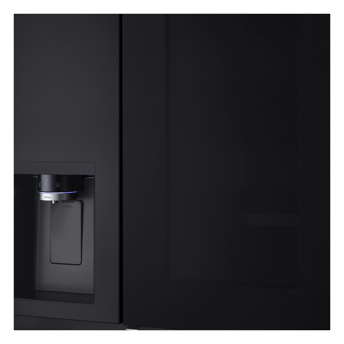Kühl-Gefrier-Kombination LG Gsxe91evad - Schwarz, Basics, Metall (91,3/179/73,5cm) - LG