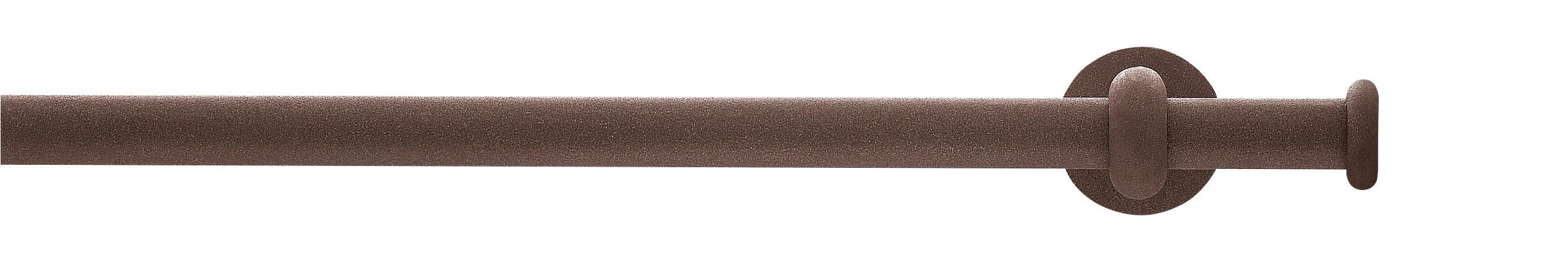 Vorhangstange Rostfarben, 225 cm - Rostfarben, KONVENTIONELL, Metall (225cm)