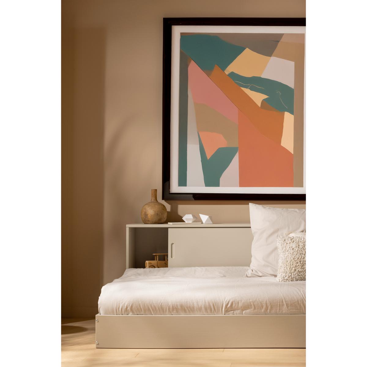 BODENBETT. Carter Grau 90x200cm - Grau, Basics, Holz (90/200cm) - MID.YOU