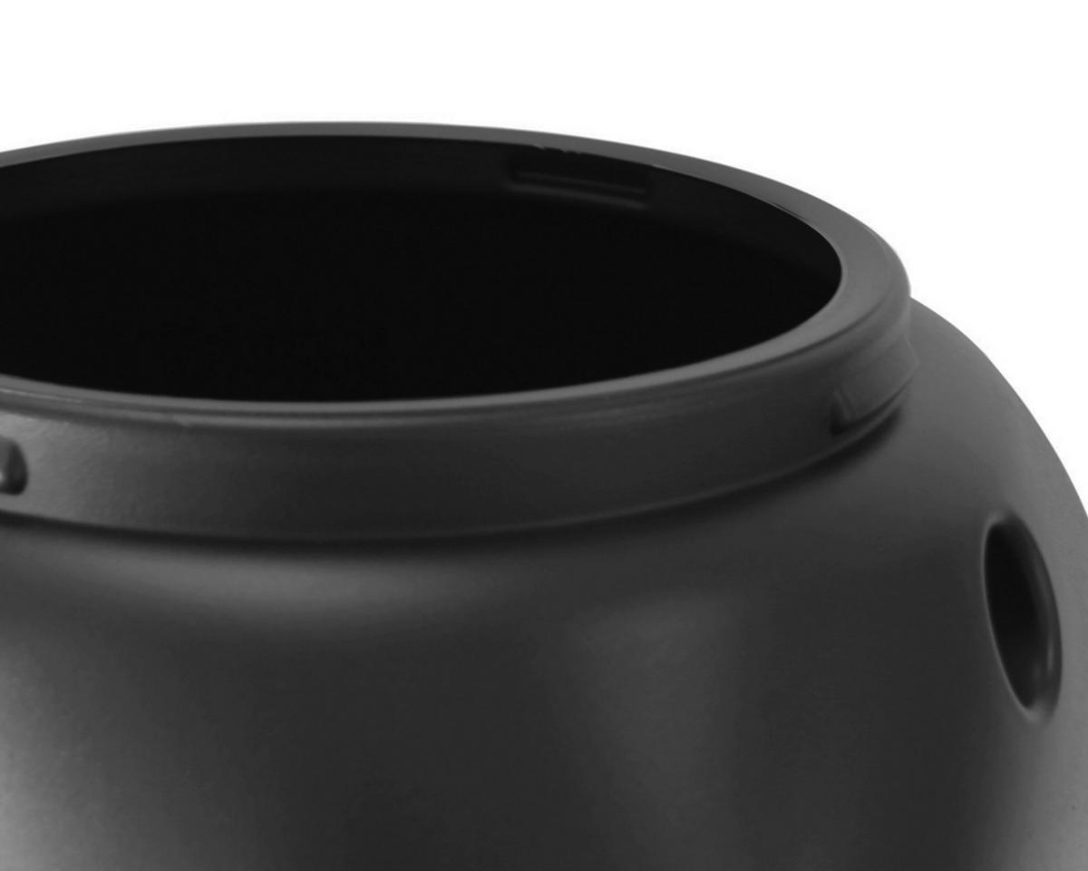 Regentonne Mit Ständer Schwarz 250 L - Schwarz, Basics, Kunststoff (121/52/54cm)