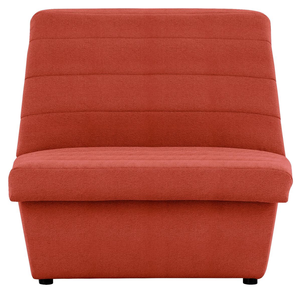 Sessel Looks Viii - Schwarz/Orange, Design, Textil (92/92/103cm) - LOOKS by W.Joop