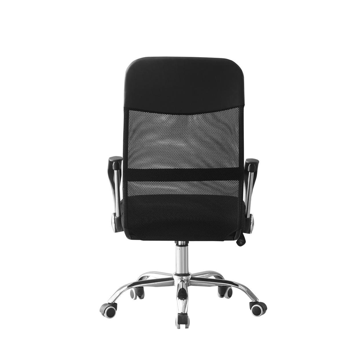 Drehstuhl Grado New - Chromfarben/Schwarz, MODERN, Kunststoff/Textil (60/116/62,5cm)