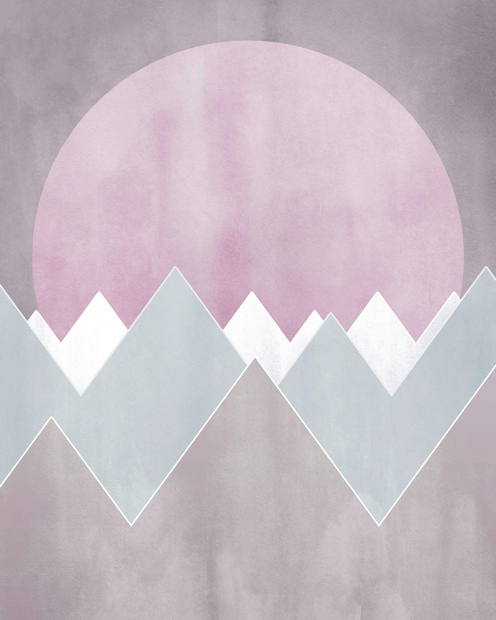 Vliestapete Sunrise Gentle - Multicolor, Basics (200/250cm) - Komar